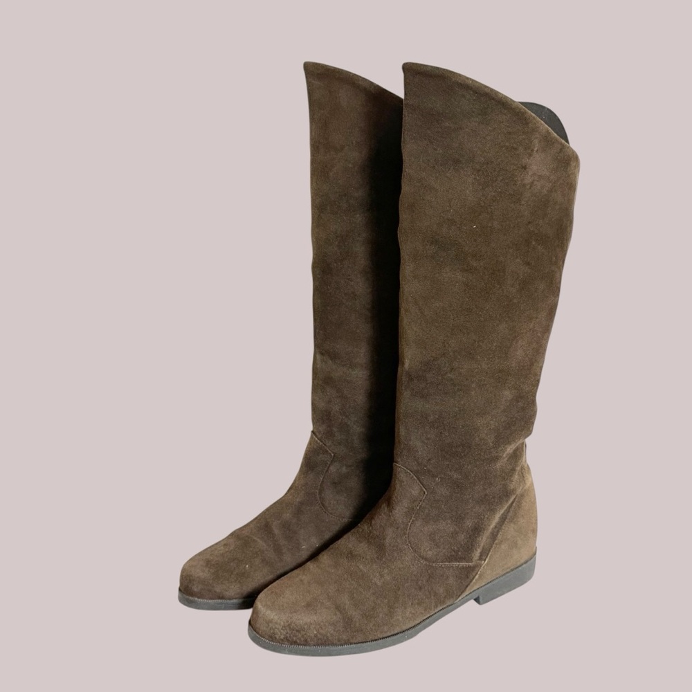 Vintage Jack Sprat Suede Knee High Boots SZ 7M